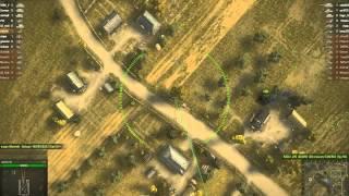 World of Tanks 2012 - gameplay of soviet artillery S-51 - 2 kills