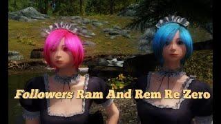 Followers Ram And Rem Re Zero Skyrim SE Xbox One/PC Mods