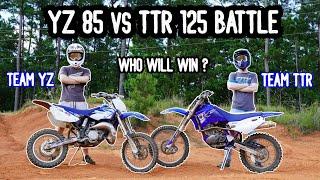 YZ 85 vs TTR 125 BATTLE