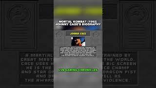 Johnny Cage's Biography in Mortal Kombat 1992