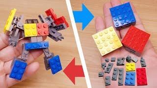 Механический трансформер из кубиков и кубиков Micro LEGO - ToyBox