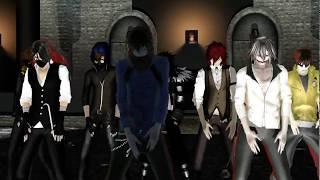 {MMD} Creepypasta  - Super Psycho Love