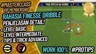 [ MASTERCLASS ] TUTORIAL FINESSE DRIBBLE EFOOTBALL MOBILE 2025 ‼️