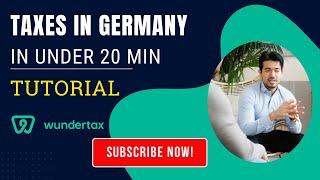 TAX RETURN IN GERMANY IN UNDER 20 MINUTES - Tutorial