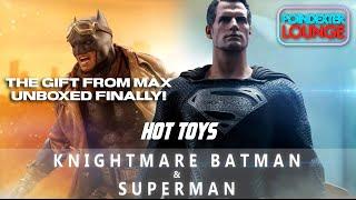 Zack Snyder’s Justice League Nightmare Batman / Black Suit Superman Hot Toys Unboxing