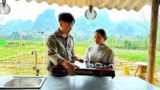 GIANG and BANG buy new convenient gas stoves - GIANG Touched by BANG's help