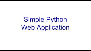 Simple Python Web Application | Learn Python From Scratch 17 | Kovolff