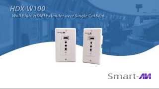 HDX-W100 - Wall Plate HDMI Extender over Single Cat5e/6