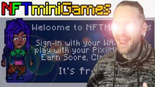 NFTMiniGames | LokeHansen+PixilMinis NFT Collab | Play To Earn | Site Launched | How it Works
