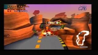 Crash Team Racing Time Trial - Dingo Canyon (Oxide Beaten Without Shortcuts)