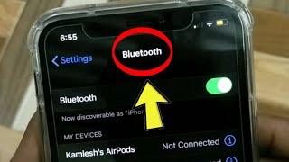 iPhone || Fix Bluetooth Not Connecting Issue Solved In Iso 13 iphone X