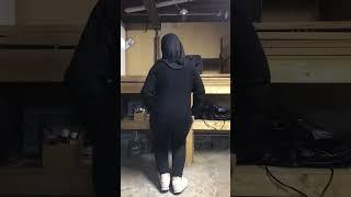 Hijab girl sexual dancing