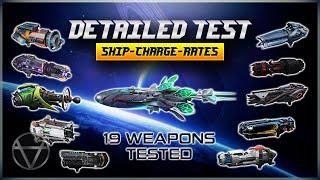 [WR]  Detailed SHIP Charge Test (19 Weapons) – Guide | War Robots