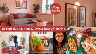 10 min Ideas for Quick Diwali Ready Home | Renter Friendly Tips | Small but effective changes