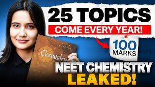 25 most important topics for chemistry in NEET 2025 !