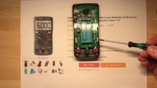 First Look at the ANENG AN8002 6000 Counts Multimeter from banggood.com