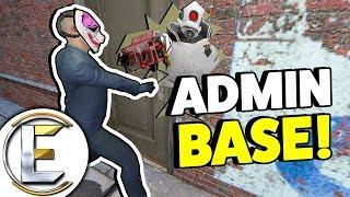 ADMIN BASE! - Gmod DarkRP Admin (Super Admin With OP Weapons Defending A OP Base)