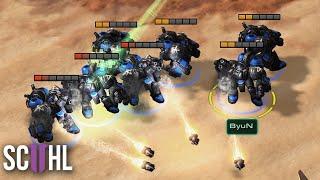 ByuN's INSANE TERRAN MICRO vs. Stats - Starcraft 2