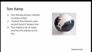 Tom kemp ceramics project