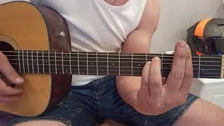 Оскар - Между Мной и Тобой,на гитаре. Ритм ( перезаливка)