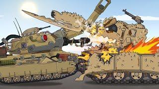 Deadly Battle: Only ONE MONSTER will survive - Cartoons about tanks