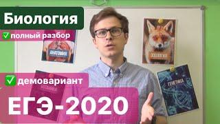 Демоверсия ЕГЭ 2020 БИОЛОГИЯ. Какие изменения?Реально легко?