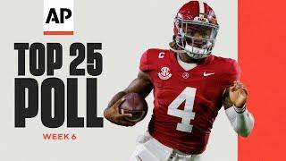 AP Top 25 Poll Released: Alabama becomes No. 1 after HUGE win against Georgia | Week 6 Poll Analysis