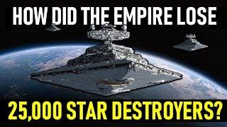 How the Empire lost almost 25,000 STAR DESTROYERS after Endor | Star Wars Legends