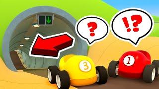 Helper Cars build a tunnel. New episodes of Car cartoons for kids. Street vehicles for kids.