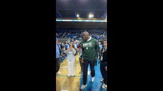 Kareem Abdul-Jabbar & Magic Johnson Take in MSU vs. UCLA