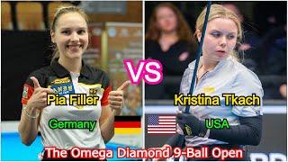 Kristina Tkach ️ Pia Filler | The Omega Diamond 9-Ball Open - Race to 11