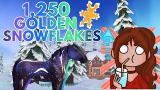 REDEEMING 1,250 GOLDEN SNOWFLAKES in WILD HORSE ISLANDS on ROBLOX (Winter Event 2023)