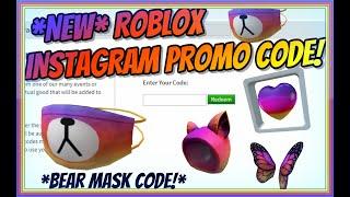 *BEAR MASK* NEW ROBLOX PROMO CODE! BEAR MASK *INSTAGRAM ROBLOX EVENT* [Roblox]