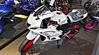 R15 v4 ! Yamaha R15 v4 ! Yamaha R15 v4 2025 model ! Yamaha R15 v4 review ! R15 v4 white colour