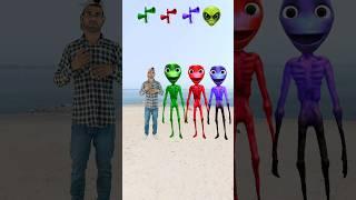 Green red, purple & black Siren vs Me correct head matching new game magical video | #viral #vfx