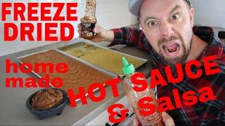 FREEZE DRIED Salsa, Freeze Dried Hot Sauce w/ Recipes! #freezedriedsalsa