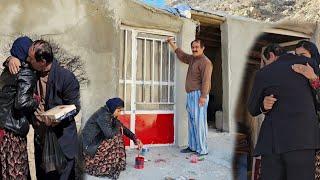 The sufferings of Leila, the lonely nomadic bride: Grandfather's comfort to Leila: Coloring