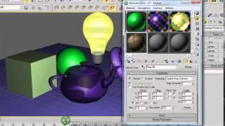 17.9.1 3D Studio Max Tutorial. How to apply materials to a 3D object.