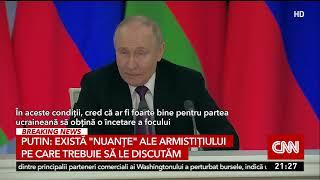 Putin pune condiții ca să accepte încetarea focului în Ucraina