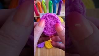 How to Crochet Magic Ring Circle #shorts