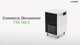 Commercial Dehumidifier TTK 140 S for laboratories, offices, small warehouse, server room, factories