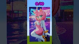 The BEST AMY ROSE at the END!! Wait for Sonic...  #shorts