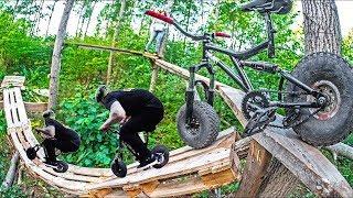 ПОЛОСА ПРЕПЯТСТВИЙ ДЛЯ МИНИ BMX!! (MINI BMX DOWNHILL OBSTACLE COURSE!)