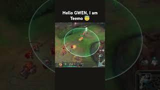 Gwen Didn’t See Teemo Coming!  #LeagueOfLegends #League #Gaming