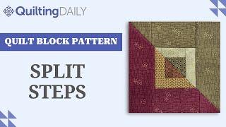 Free Quilt Block Patterns_Split Steps