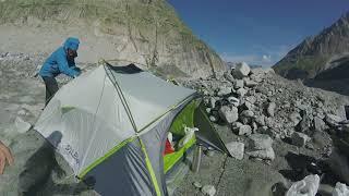 Salewa Litletrek II Tent on Mer de Glace chamonix