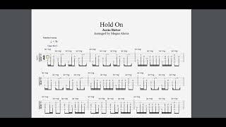 [TAB ON SCREEN] Hold On - Justin Bieber (Fingerstyle guitar arrangement)