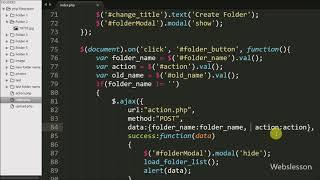 Change or Rename Folder or Directory Name   PHP Filesystem with Ajax JQuery   3