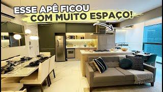 ELAS FIZERAM UM APÊ GIGANTE EM 65M² QUE AINDA TEM 2 QUARTOS | GABY GARCIIA