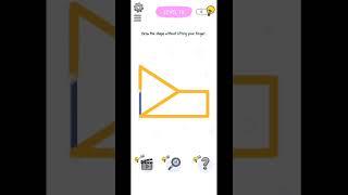 Level 78/ draw the shape without lifting your finger. #games #braintestsolution #trixel #impossib